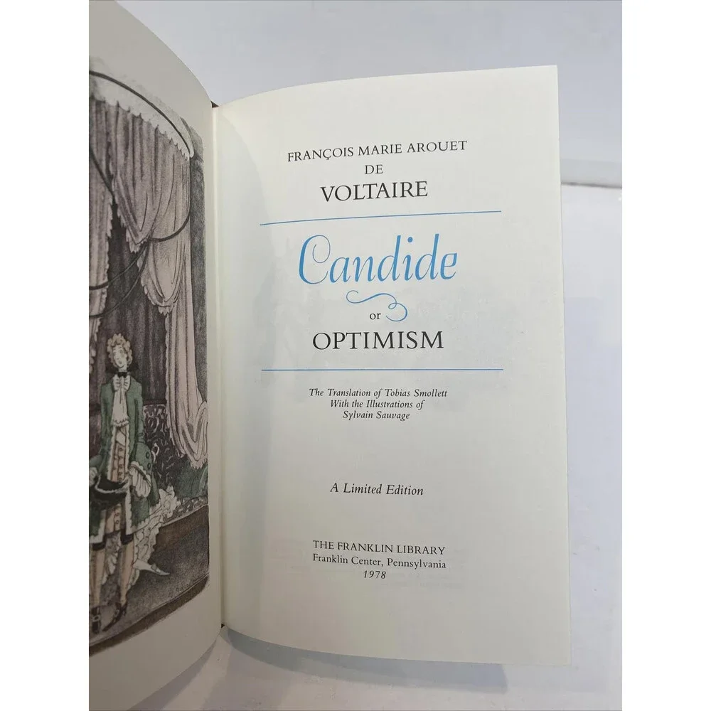 Candid By Voltaire 1978 Great Books Leather Bound Franklin Mint